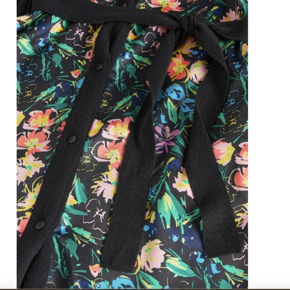 Tilja Longline Woven Front Cardigan - Picture 12 of 14